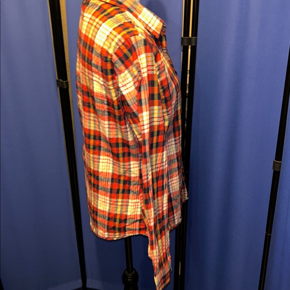 Western Style Plaid Button-Up Shirt - Picture 6 of 7
